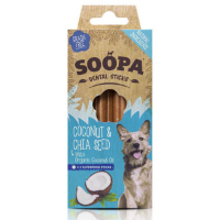 Soopa Dental Sticks kokosnoot & chiazaad voor de hond Per stuk