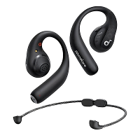 Soundcore AeroFit Pro Oortelefoons 2 in 1 Afneembare Headset Draadloze bluetooth Oortelefoon 16.2Mm Drivers LDAC Spatial