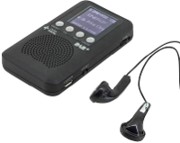 SoundMaster DAB170SW FM Zakradio USB Herlaadbaar Zwart