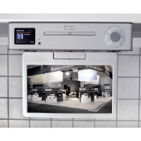 Soundmaster EliteLine Onderbouwradio met internetradio DAB+, FM Bluetooth, Internetradio, WiFi, DVD, DAB+, USB Wekfunctie, Incl. Afstandsbediening Zilver