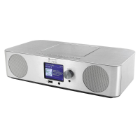 Soundmaster EliteLine Stereoset AUX, Bluetooth, CD, DAB+, WiFi, FM, MP3, Internetradio Incl. Afstandsbediening, Spotify, Wekfunctie 2 x 15 W Zwart