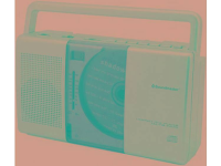 SoundMaster RCD1150 FM CD radio CD, Middengolf, FM Zilver