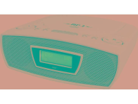 SoundMaster URD480WE FM Wekkerradio AUX, CD, FM, USB Wit