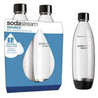Sodastream Literflessen Fuse   Zwart   2 Stuks