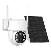 Sovmiku WTD714 4MP HD WiFi PTZ camera buitenshuis Draadloze Zonne energie IP camera Nachtzicht PIR Bewegingsdetectie Twe