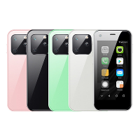 Soyes XS13 2.5 Inch IPS Ultradunne Quad Core 1GB 8GB MP3 WiFi FM Android Dual SIM TF kaartsleuf 3G Mobiele telefoon