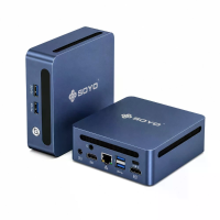 SOYO Y5 Pro Mini PC Intel Kern i5 8250U 16GB DDR4 512GB SSD WIFI5 Windows 11 Dubbele HD Dubbel Screen Output Mini Comput