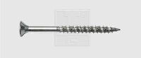 SWG Formel F 4009146485951 Spaanplaatschroef 4.5 Mm 50 mm T profiel met pin RVS A2 200 stuk(s)