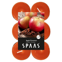 Geurtheelichtjes/waxinelichtjes   12x   Apple Cinnamon   4,5 branduren