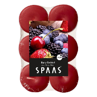 Geurtheelichtjes/waxinelichtjes   12x   Berry Cocktail   4,5 branduren