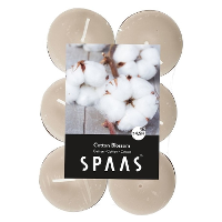 Geurtheelichtjes/waxinelichtjes   12x   Cotton Blossom   4,5 branduren
