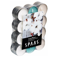 Geurtheelichtjes/waxinelichtjes   24x   Cotton Blossom   4,5 branduren