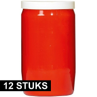 Grafkaars/gedenklicht   12x   rood   7 x 15 cm   6 dagen brandtijd