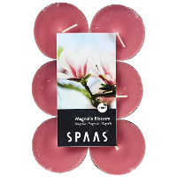 Maxi Geurtheelichtjes/waxinelichtjes   12x   Magnolia Blossom   10 branduren