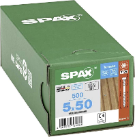 SPAX 0537000500505 Houtschroef 5 mm 50 mm T STAR plus RVS A2 500 stuk(s)