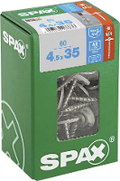 SPAX 4577000450357 Spengler schroef 4.5 Mm 35 mm T STAR plus RVS A2 60 stuk(s)