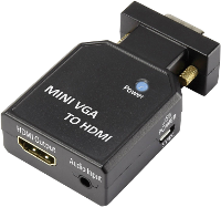 SpeaKa Professional AV Converter [VGA, Jackplug   HDMI] 1920 x 1080 pix