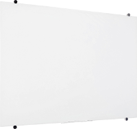 SpeaKa Professional Glazen magneetbord SP GWW 001 (b x h) 1200 mm x 900 mm Wit Glad Incl. Opbergbakje