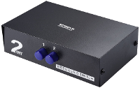 SpeaKa Professional SP 11175216 Composite switch 2 poorten Met audiopoorten