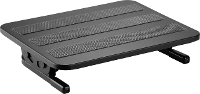 SpeaKa Professional SP 9008932 Voetensteun (b x h x d) 380 x 80 x 300 mm Zwart