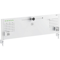 SpeaKa Professional SP B25 02 Monitor + Organizer Board Monitor tafelbeugel Aantal monteerbare displays: 1 Display(s) Wit (mat) Vast