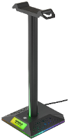 SpeaKa Professional SP HPS 310 Koptelefoonstandaard Geschikt voor (koptelefoon): On Ear koptelefoon, Over Ear koptelefoon Zwart