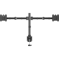 SpeaKa Professional SP MM 221 Tafelbeugel voor monitor Aantal monteerbare displays: 2 Display(s) 43,2 cm (17)   88,9 cm (35) Zwart In hoogte verstelbaar,