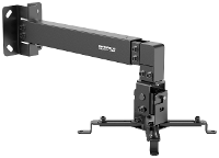 SpeaKa Professional SP PWM 100 Beamer wandbeugel Draaibaar, Kantelbaar, Zwenkbaar Afstand tot de muur (max.): 600 Mm Zwart