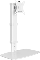 SpeaKa Professional SP TMS 201 Monitorvoet Aantal monteerbare displays: 1 Display(s) 43,2 cm (17)   81,3 cm (32) Wit In hoogte verstelbaar, Kantelbaar,