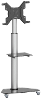 SpeaKa Professional SP TVC 500 TV wagen 94,0 cm (37)   203,2 cm (80) Vloerstandaard, In hoogte verstelbaar, Kantelbaar