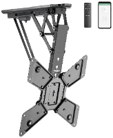 SpeaKa Professional SP TVCM 510 TV plafondbeugel Inklapbaar, Met afstandsbediening 58,4 cm (23)   139,7 cm (55) Met elektromotor, Kantelbaar, Besturing via app