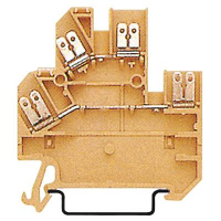 Speciale klem DK 4SS/35 FF 4X6.3/2.8 WeidmÃ¼ller Inhoud: 100 stuks
