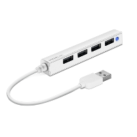 Spee SNAPPY SLIM USB Hub 4 Port wh