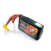 SpeedyBee 12,6V 650mAh 3S 150C batterij voor Mario Mini25 2,5 inch RC FPV racingdrones