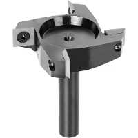 Spoilboard Schuurrouter Bit 1/2 Inch 12,7mm Schacht 63mm Diameter 4 Vleugels Carbide Inserts CNC Router Bit Houtplaat Vl