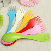 Spork Lunchbox Utensil Camping Multifunction Spoon Fork Combo