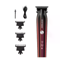 SPORTSMAN SM 749 Draadloze Haartrimmer voor Mannen Oplaadbare 1500mAh Trimmer met Roestvrijstalen Messen & Instelbare Sn