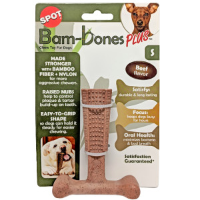 Spot Bam Bones Easy Grip veilig kauwbot hond (rundsmaak) S