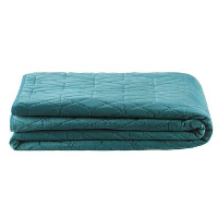 Sprei Helsinki   petrol   220x240 cm   Leen Bakker