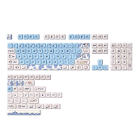 SPYSELF 142 Keys Emoe Keycap Set PBT Vijfzijdige sublimatie MOT profiel Aangepaste Keycaps voor Mechanische Toetsenborde