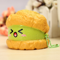 Squishy Fun Emoji Face Cream Puff Squishy 7.5Cm 30 Seconds Super Slow Rising With Original Packaging