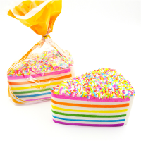 Squishy Fun Jumbo Rainbow Shortcake Slow Rising Cake Collection Original Packaging Gift Decor Toy