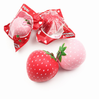 Squishy Fun Super Slow Rising 8cm Strawberry Squeeze Toys Fun Gift