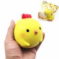 Squishy Fun Yellow Chicken Squishy 10cm Slow Rising Original Packaging Collection Gift Decor Toy