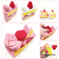 Squishyfun Strawberry Cake Squishy Super Slow Rising Original Packaging Fun Gift Collection