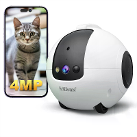 SriHome DH013 4MP HD Slimme Huisdier Camera WiFi Mobiele Robot 10000mAh Batterij Nachtzicht Tweeweg Audio voor Monitorin