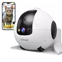 SriHome DH013 Plus 4MP HD Slimme Huisdiercamera WiFi Mobiele Robot 10000mAh Batterij Automatische Oplading Nachtzicht Tw