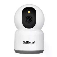 Srihome SH038 5MP 1944P 5G WIFI Draadloze PTZ IP Dome Camera AI Menselijke Detectie Volle Kleur Nachtzicht Twee weg Inte