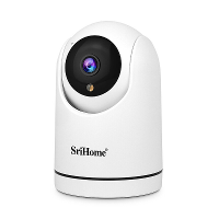 Srihome SH042 1080P Slimme Mini WiFi IP Camera 2MP PTZ Kleuren Nachtzicht Menselijke Detectie Tweewegs Audio Baby Monito