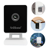 Srihome SH057 4MP HD Beveiligingscamera Dual Band WiFi 5GHz AI Mensdetectie Tweeweg Audio Nachtzicht Eenvoudige installa